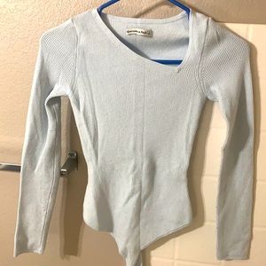 A&F Asymmetrical Bodysuit
